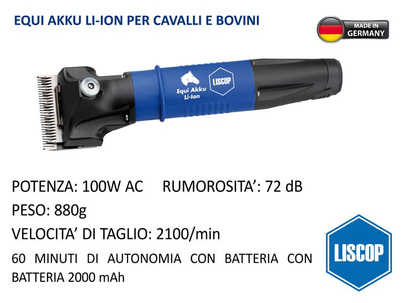 Tosatrici per cavalli e bovini